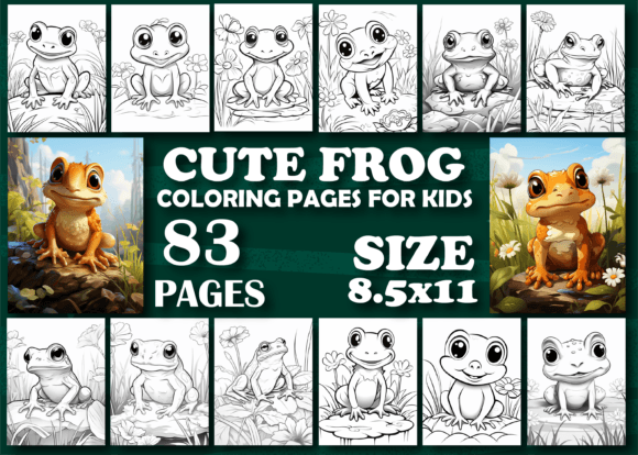 Adorable Frog Illustrations for Creative Projects