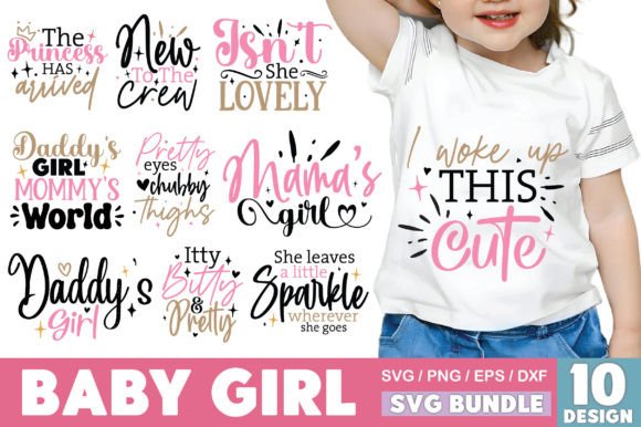 Baby Girl SVG Bundle: Sweet Designs for Every Creation