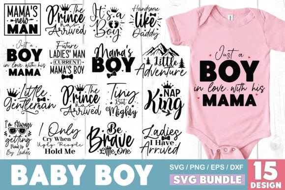 Creative Projects with the Baby Boy SVG Bundle