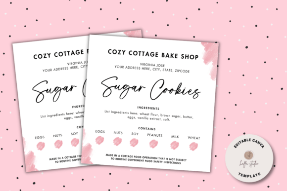 Custom Home Bakery Stickers for a Sweet Brand Identity
