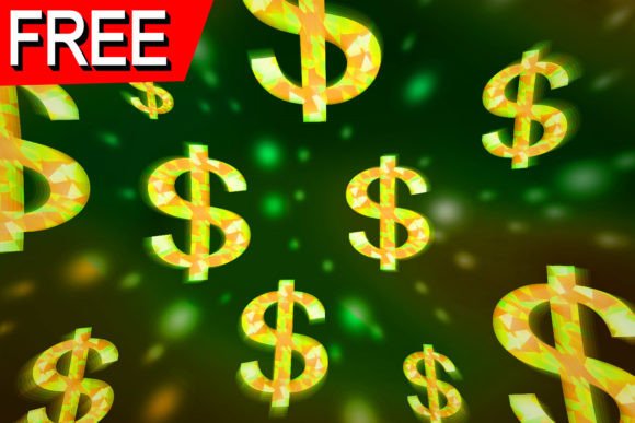 Dollar Background - FREE: A Bold Asset for Creative Projects