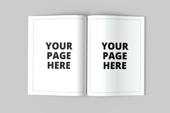 Elevate Your Book Designs: The Ultimate 8.5x11 Open Book Mockup