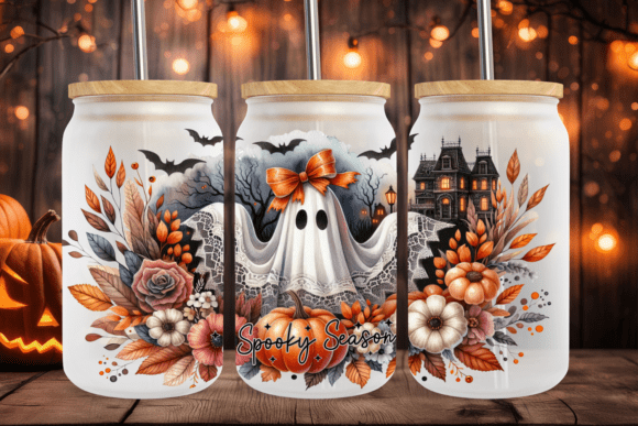 Halloween Spooky Season 16oz Glass Wrap: A Designer's Guide