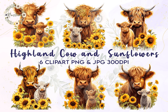 Highland Cow and Sunflowers Watercolor: A Designer's Guide