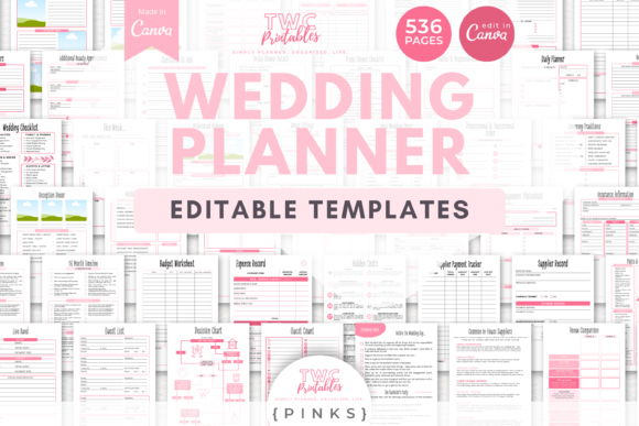 Organize Your Dream Wedding with These Canva Templates
